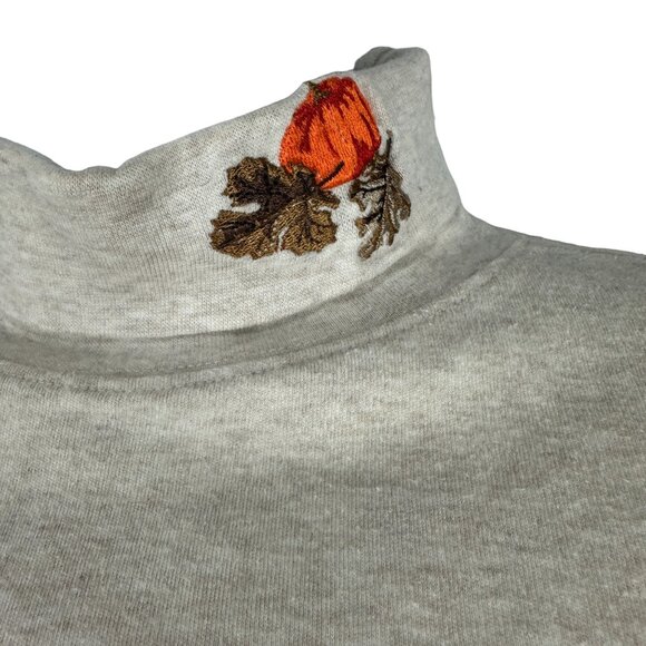 Classic Elements Women's Fall Turtleneck Sweater Size M Beige - Picture 2 of 6